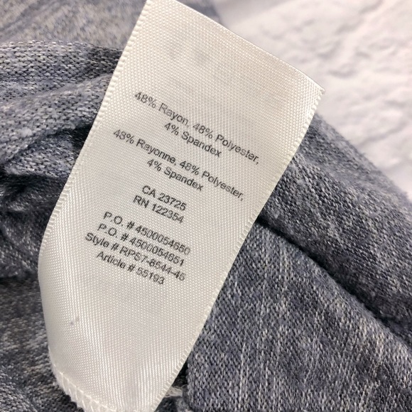 Wilfred Free oversized scoop neck tunic top Size Small Heather gray pockets - Picture 5 of 9